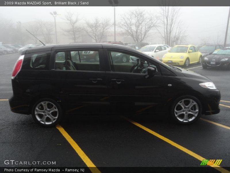 Brilliant Black / Sand 2009 Mazda MAZDA5 Sport
