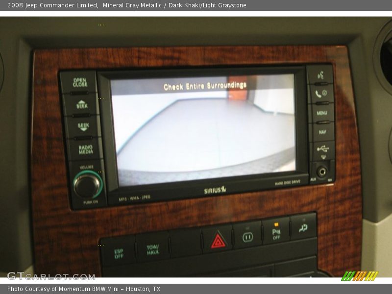 Mineral Gray Metallic / Dark Khaki/Light Graystone 2008 Jeep Commander Limited