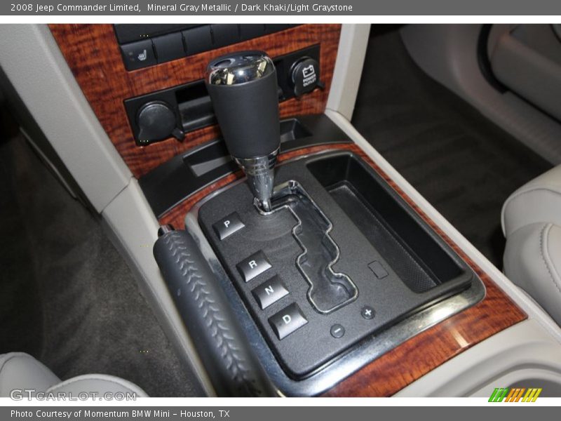 Mineral Gray Metallic / Dark Khaki/Light Graystone 2008 Jeep Commander Limited