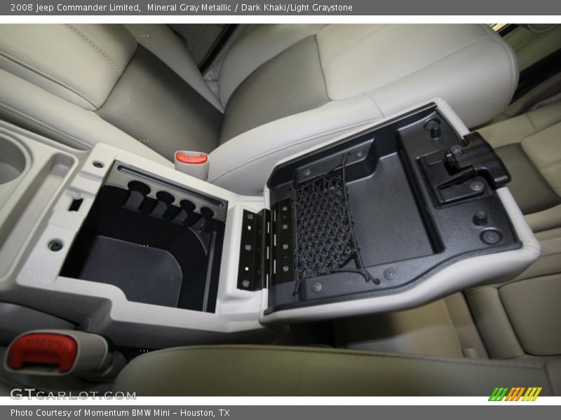 Mineral Gray Metallic / Dark Khaki/Light Graystone 2008 Jeep Commander Limited