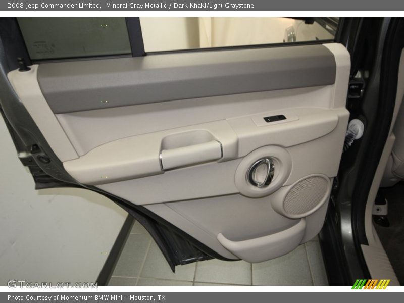Mineral Gray Metallic / Dark Khaki/Light Graystone 2008 Jeep Commander Limited