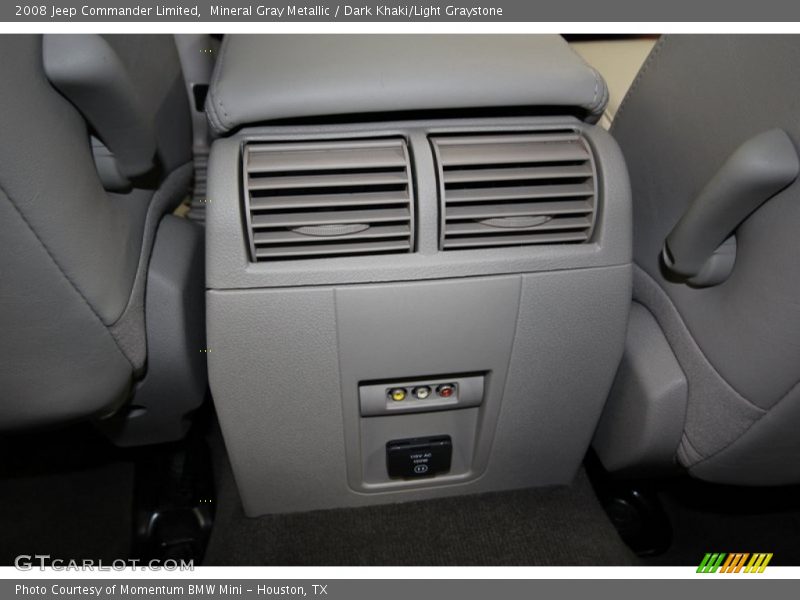 Mineral Gray Metallic / Dark Khaki/Light Graystone 2008 Jeep Commander Limited