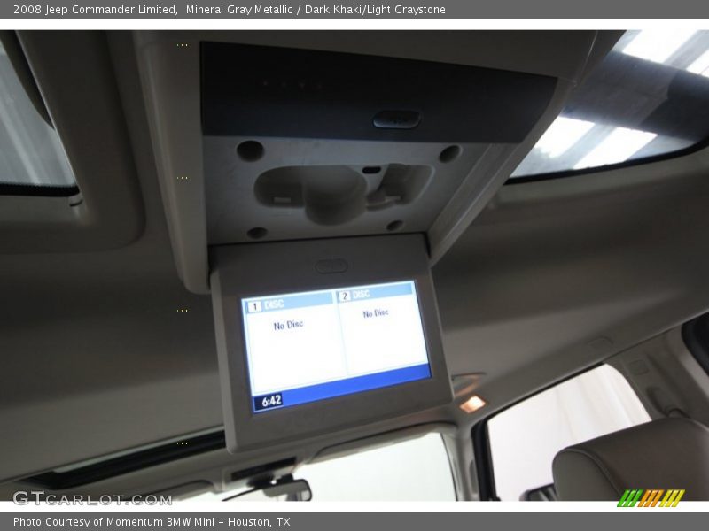 Mineral Gray Metallic / Dark Khaki/Light Graystone 2008 Jeep Commander Limited