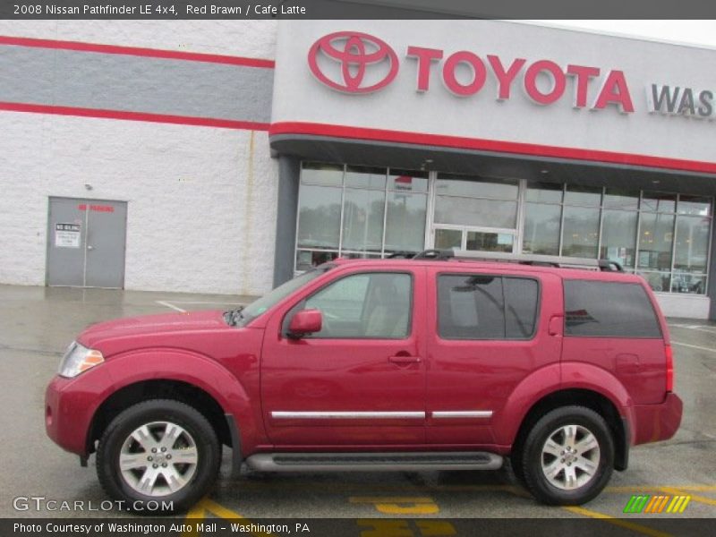 Red Brawn / Cafe Latte 2008 Nissan Pathfinder LE 4x4