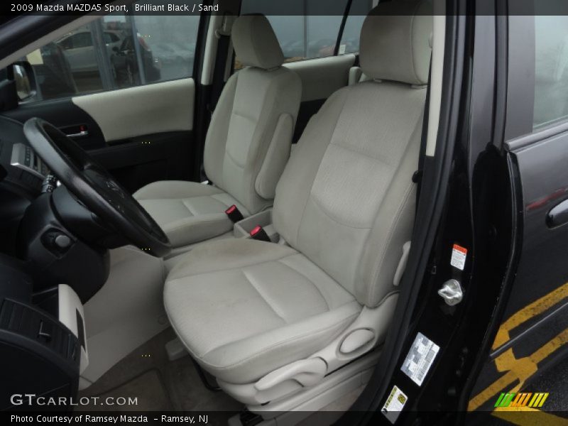Brilliant Black / Sand 2009 Mazda MAZDA5 Sport