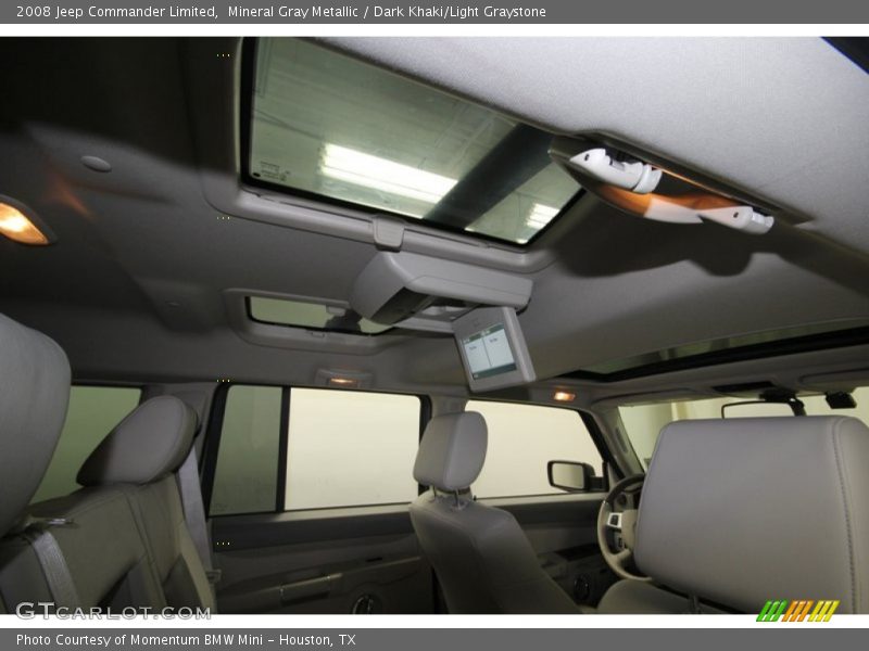 Mineral Gray Metallic / Dark Khaki/Light Graystone 2008 Jeep Commander Limited