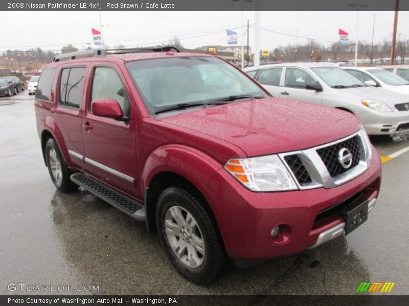 Red Brawn / Cafe Latte 2008 Nissan Pathfinder LE 4x4