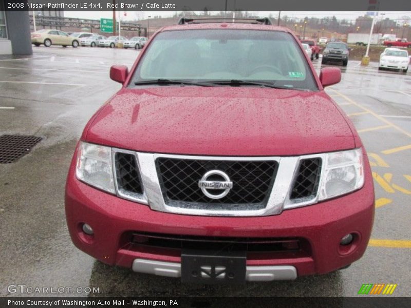 Red Brawn / Cafe Latte 2008 Nissan Pathfinder LE 4x4