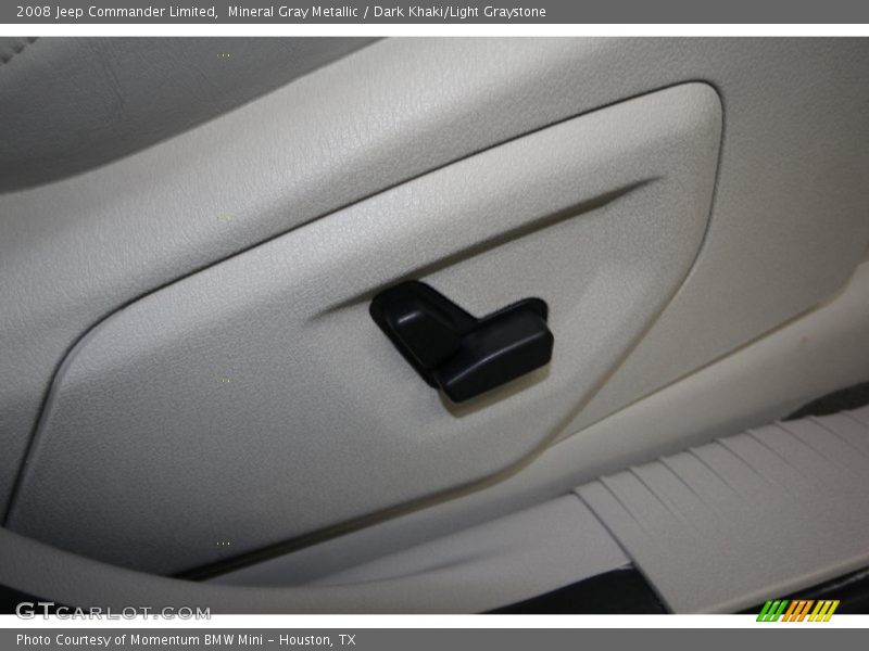 Mineral Gray Metallic / Dark Khaki/Light Graystone 2008 Jeep Commander Limited