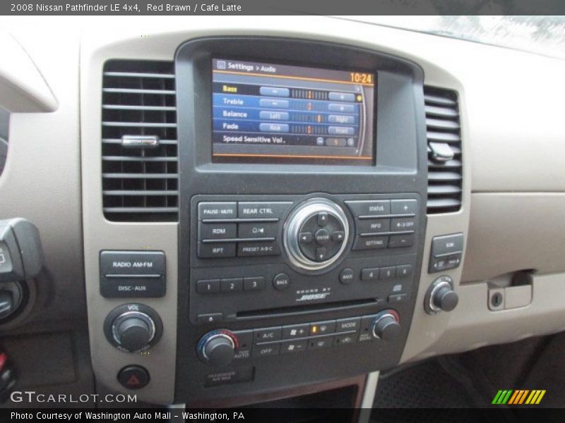 Red Brawn / Cafe Latte 2008 Nissan Pathfinder LE 4x4