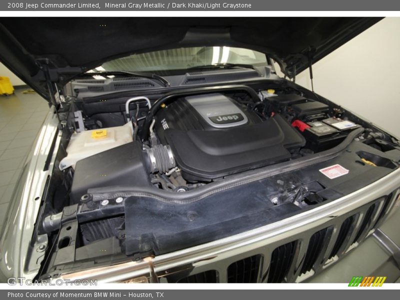 Mineral Gray Metallic / Dark Khaki/Light Graystone 2008 Jeep Commander Limited