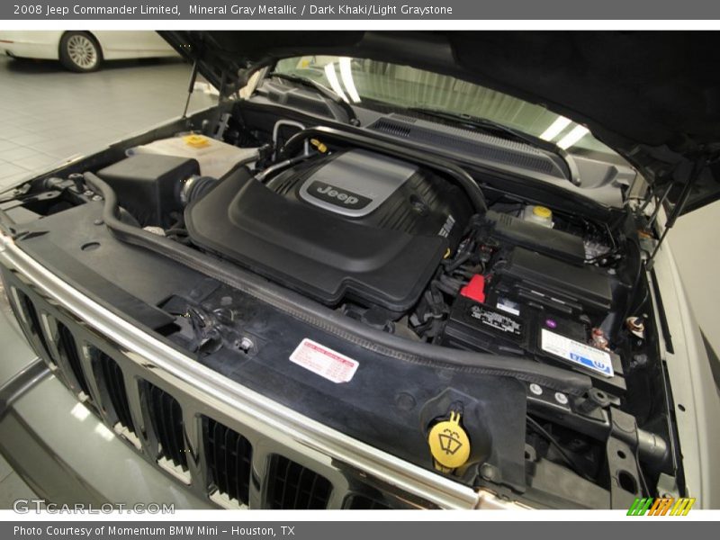 Mineral Gray Metallic / Dark Khaki/Light Graystone 2008 Jeep Commander Limited