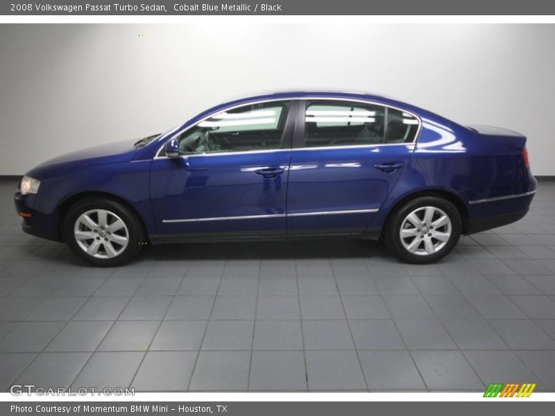 Cobalt Blue Metallic / Black 2008 Volkswagen Passat Turbo Sedan