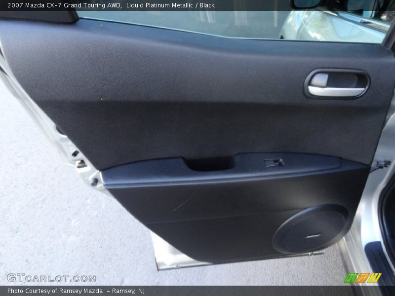 Liquid Platinum Metallic / Black 2007 Mazda CX-7 Grand Touring AWD