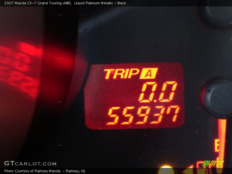 Liquid Platinum Metallic / Black 2007 Mazda CX-7 Grand Touring AWD