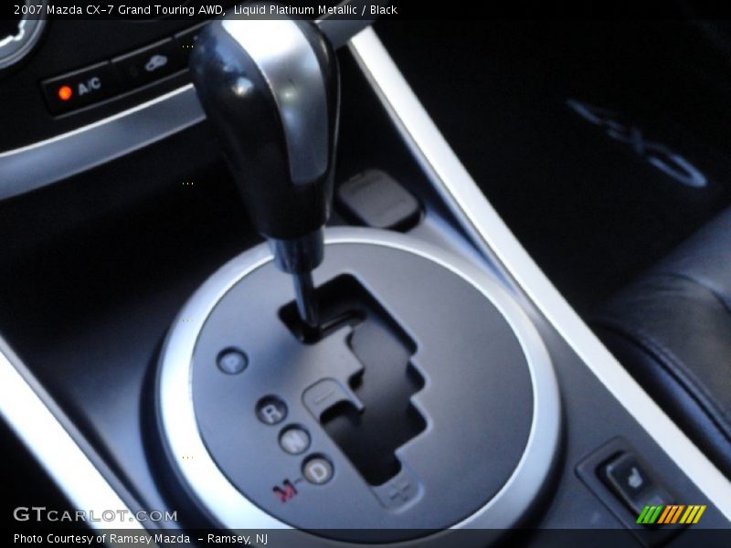 Liquid Platinum Metallic / Black 2007 Mazda CX-7 Grand Touring AWD