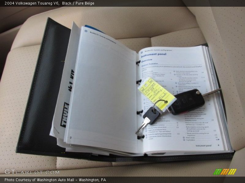 Black / Pure Beige 2004 Volkswagen Touareg V6