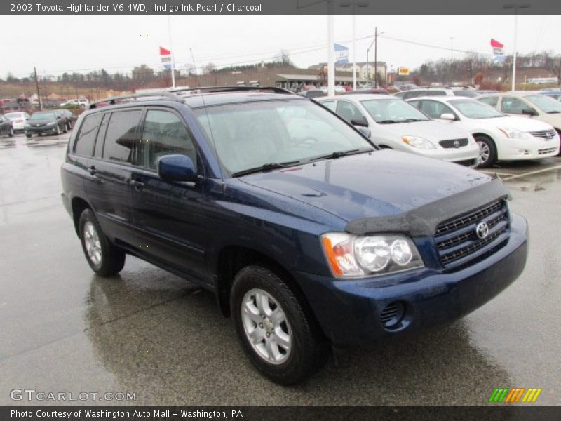 Indigo Ink Pearl / Charcoal 2003 Toyota Highlander V6 4WD