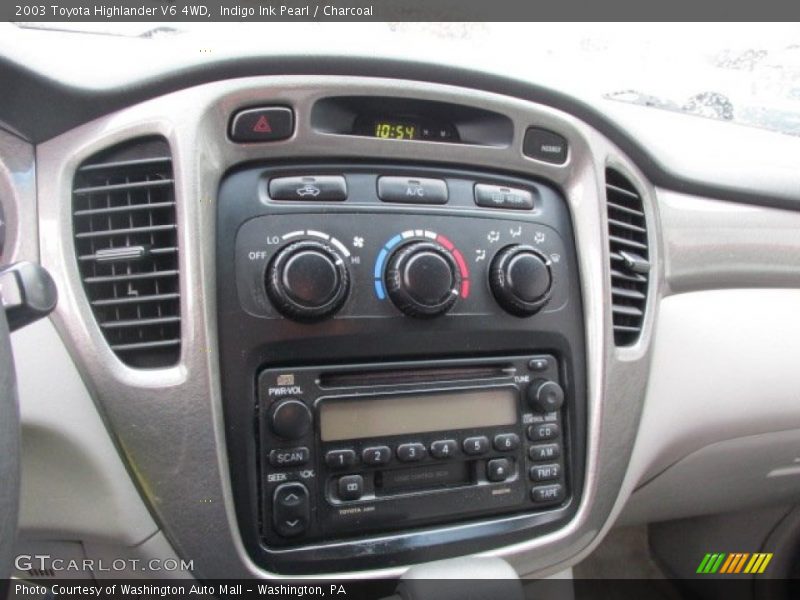 Indigo Ink Pearl / Charcoal 2003 Toyota Highlander V6 4WD
