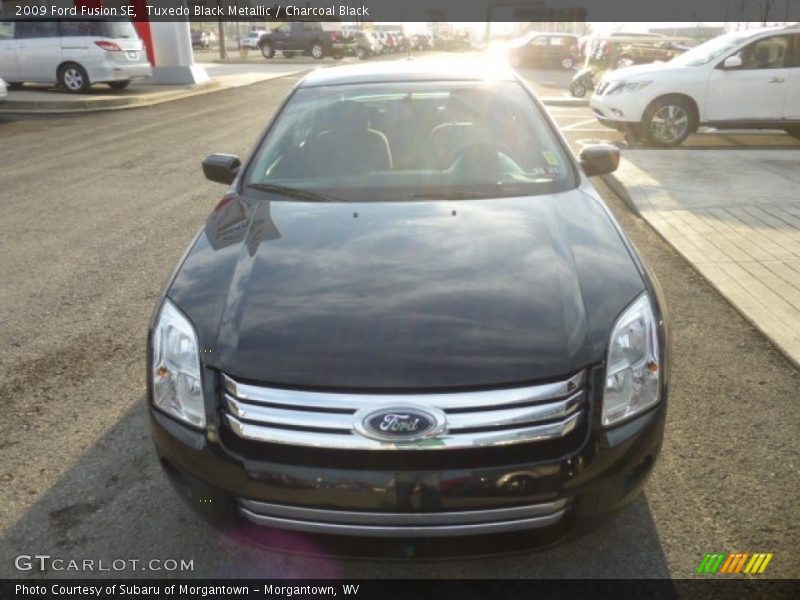 Tuxedo Black Metallic / Charcoal Black 2009 Ford Fusion SE