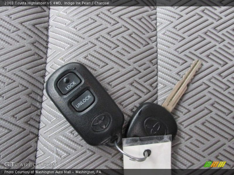 Indigo Ink Pearl / Charcoal 2003 Toyota Highlander V6 4WD