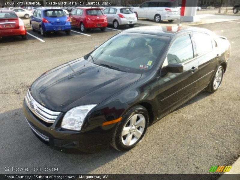 Tuxedo Black Metallic / Charcoal Black 2009 Ford Fusion SE