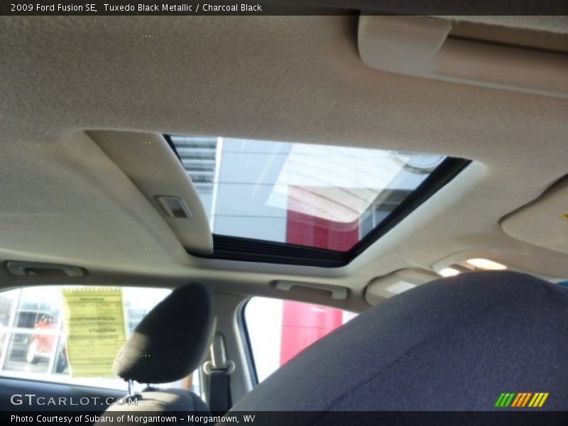 Tuxedo Black Metallic / Charcoal Black 2009 Ford Fusion SE