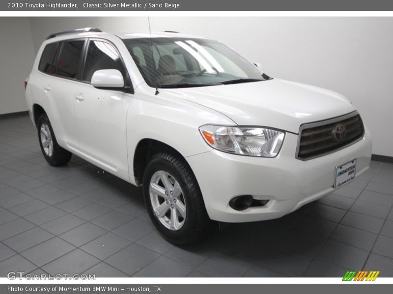 Classic Silver Metallic / Sand Beige 2010 Toyota Highlander