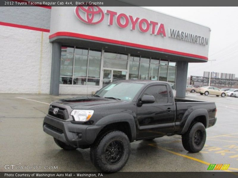 Black / Graphite 2012 Toyota Tacoma Regular Cab 4x4
