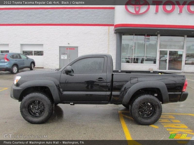 Black / Graphite 2012 Toyota Tacoma Regular Cab 4x4