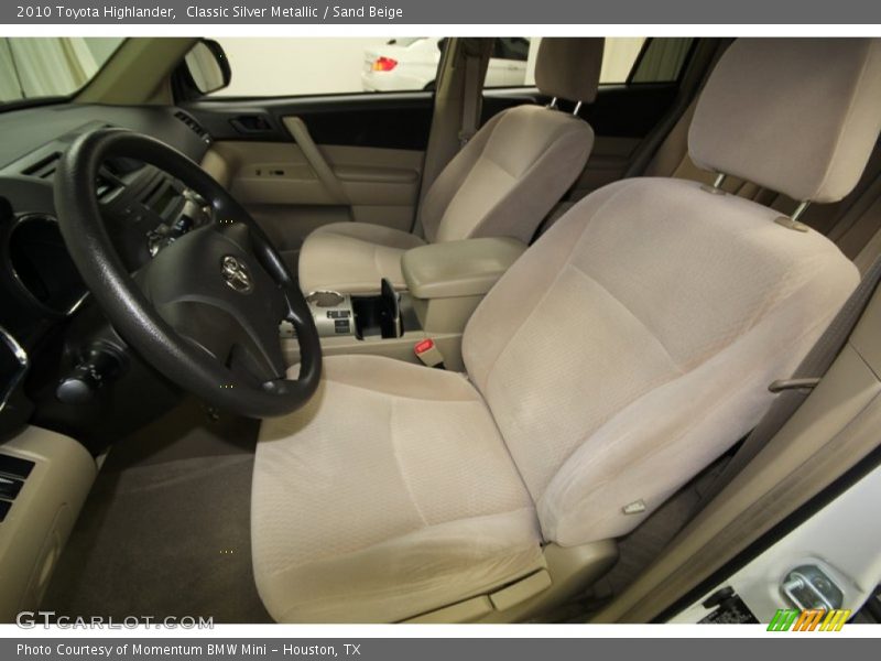 Classic Silver Metallic / Sand Beige 2010 Toyota Highlander