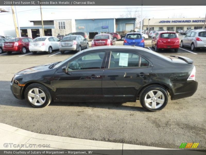 Tuxedo Black Metallic / Charcoal Black 2009 Ford Fusion SE