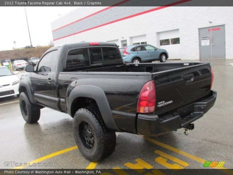 Black / Graphite 2012 Toyota Tacoma Regular Cab 4x4