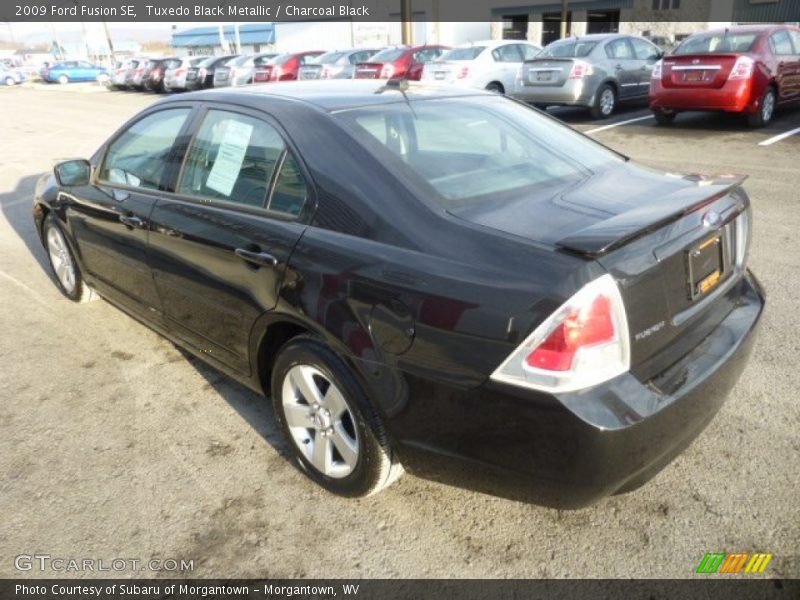 Tuxedo Black Metallic / Charcoal Black 2009 Ford Fusion SE