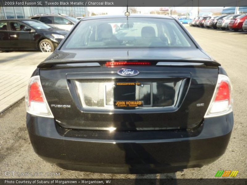 Tuxedo Black Metallic / Charcoal Black 2009 Ford Fusion SE