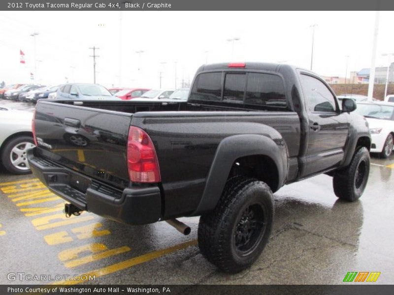 Black / Graphite 2012 Toyota Tacoma Regular Cab 4x4