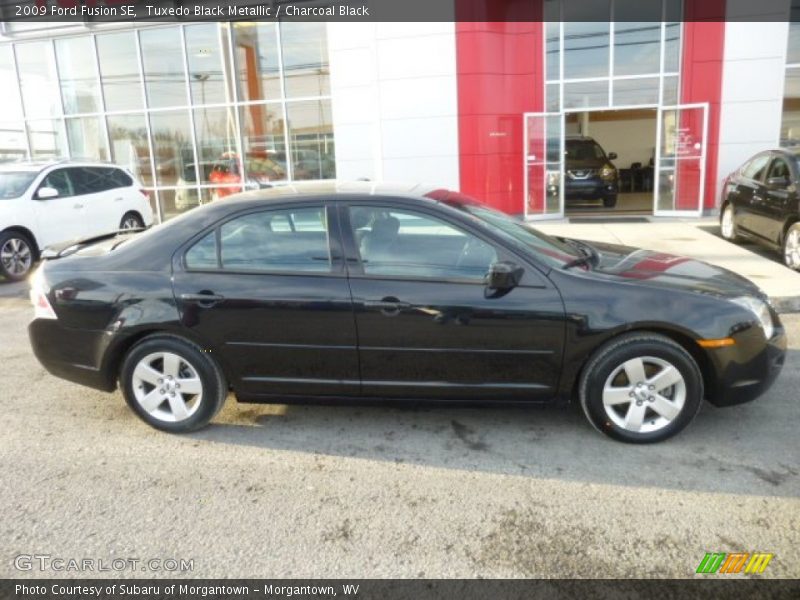 Tuxedo Black Metallic / Charcoal Black 2009 Ford Fusion SE