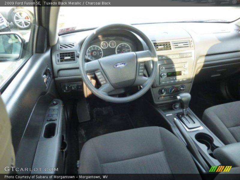 Tuxedo Black Metallic / Charcoal Black 2009 Ford Fusion SE
