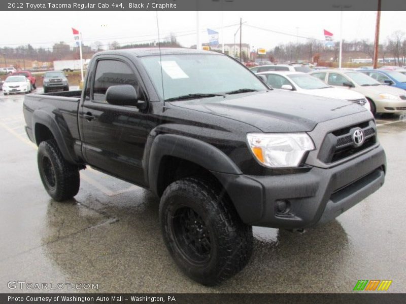 Black / Graphite 2012 Toyota Tacoma Regular Cab 4x4