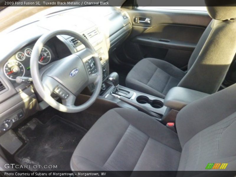 Tuxedo Black Metallic / Charcoal Black 2009 Ford Fusion SE