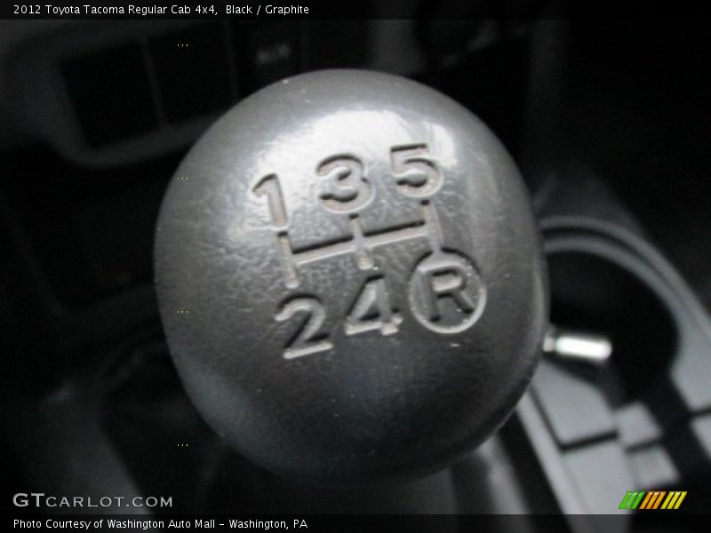 Black / Graphite 2012 Toyota Tacoma Regular Cab 4x4