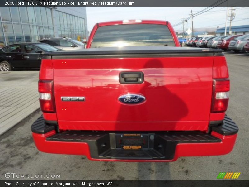 Bright Red / Medium/Dark Flint 2008 Ford F150 STX Regular Cab 4x4