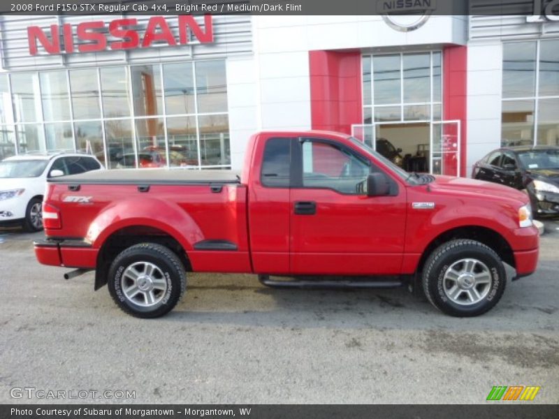 Bright Red / Medium/Dark Flint 2008 Ford F150 STX Regular Cab 4x4