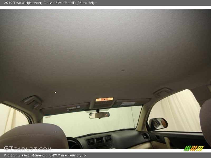 Classic Silver Metallic / Sand Beige 2010 Toyota Highlander