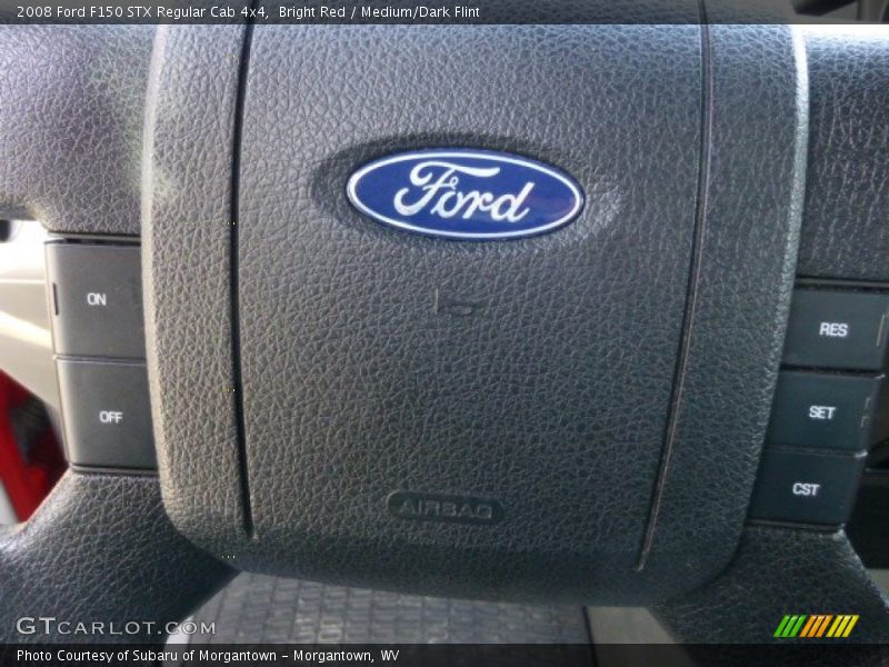 Bright Red / Medium/Dark Flint 2008 Ford F150 STX Regular Cab 4x4