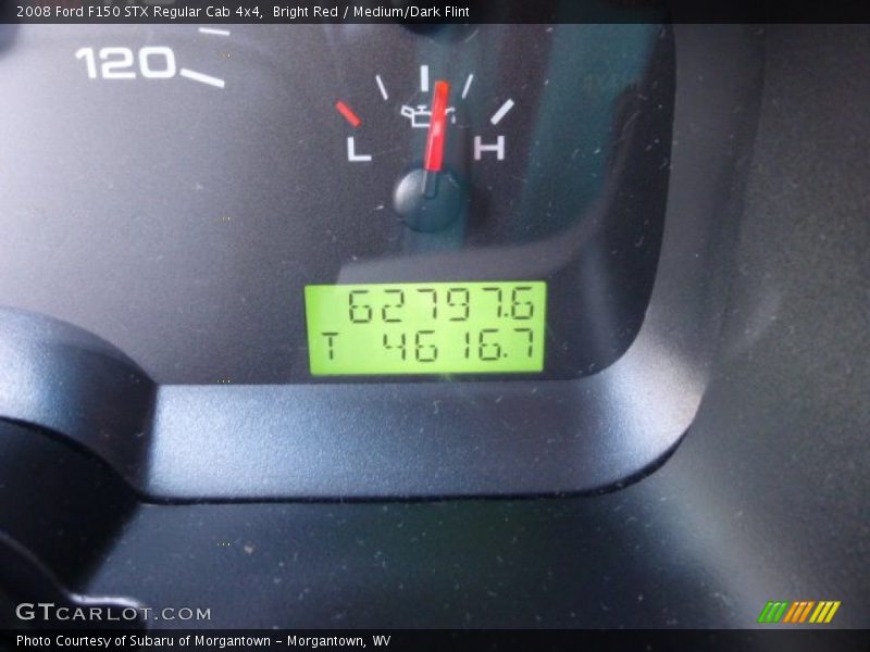 Bright Red / Medium/Dark Flint 2008 Ford F150 STX Regular Cab 4x4