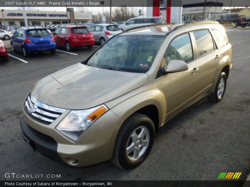 Prairie Gold Metallic / Beige 2007 Suzuki XL7 AWD