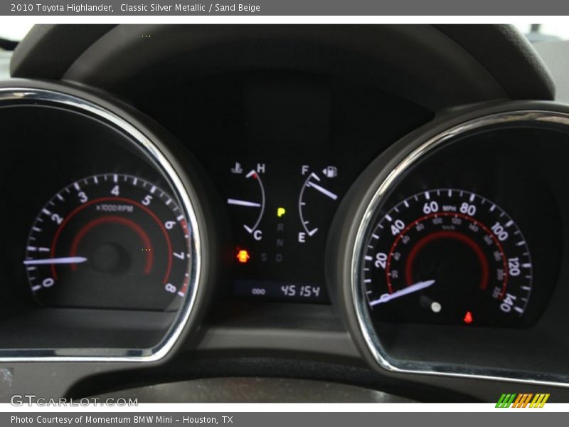 Classic Silver Metallic / Sand Beige 2010 Toyota Highlander