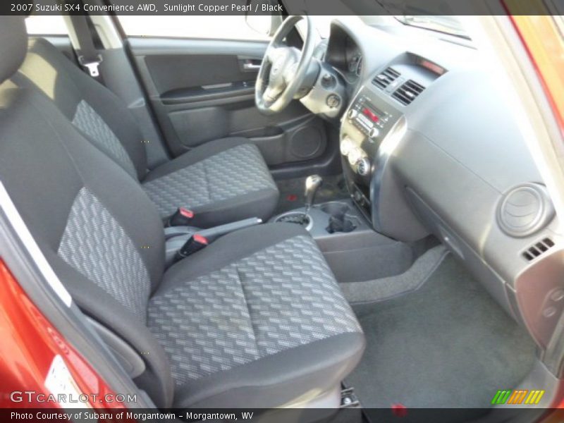  2007 SX4 Convenience AWD Black Interior