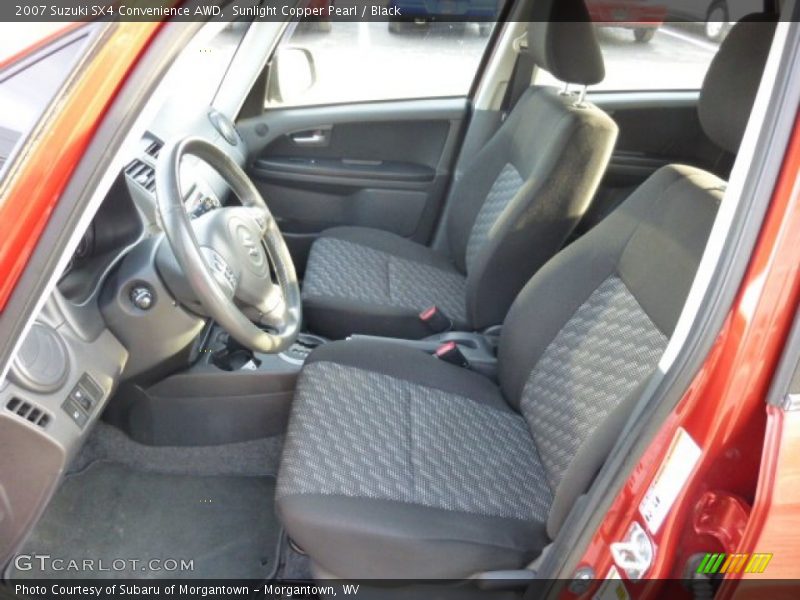 Front Seat of 2007 SX4 Convenience AWD